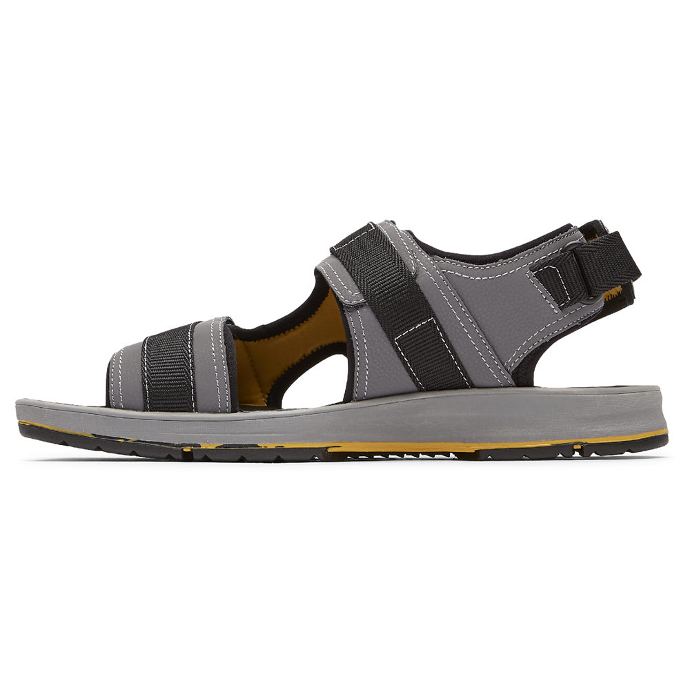 Rockport Sandaler Herr Grå - Lucky Bay Sport 3 Strap - LITPN9163